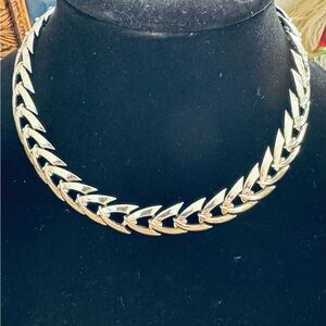 Vintage Coro Silver tone Necklace